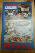 Crock Pentola Slow Cooker Cuisine Cookbook Rival Libro IN Brossura - £3.34 GBP