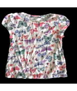 H&amp;M Toddler Girls T-Shirt Size 4-6Y Butterfly Top Summer - $18.96 CAD