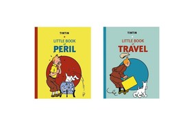 Tintin Little book of Peril and Little book of Travel set of 2 books New - £15.89 GBP