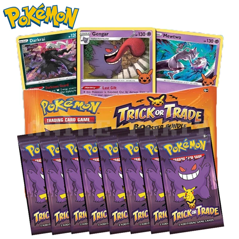 Original Pokemon Card Halloween Trick or Trade Booster Bundle Gengar pokemon TCG - £10.49 GBP+