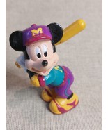 Vintage Handpainted Baseball Mickey Mouse Play Figure - $17.53