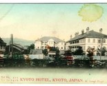 Kyoto Hotel Postcard Kyoto Japan 1900&#39;s Hand Colored  - £9.34 GBP