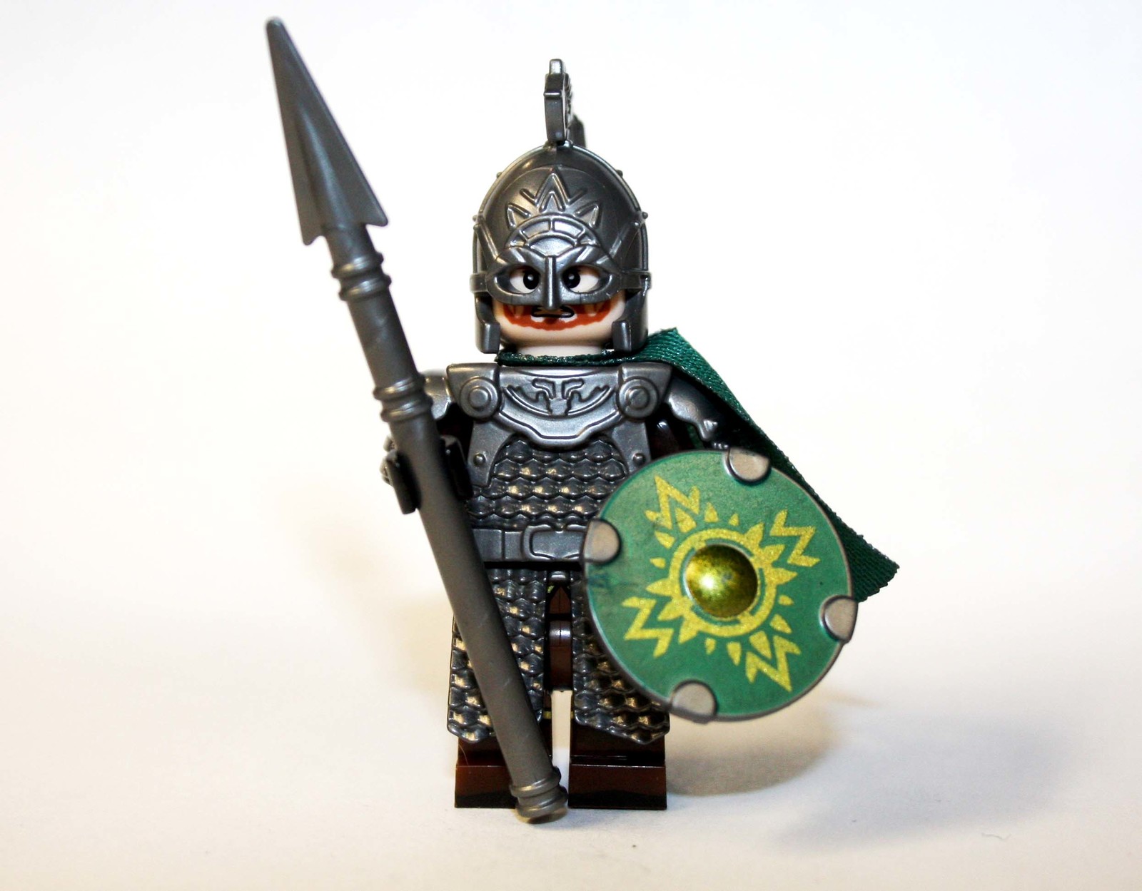 PLTOYS Rohan Knight with Spear LOTR Hobbit Lord of the Rings Minifigure ...