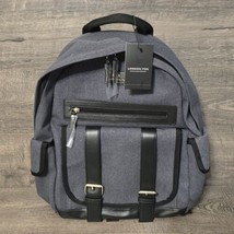 London Fog Collection Canvas Backpack Gray Denim Unisex Adult  NEW  MSRP... - $34.95