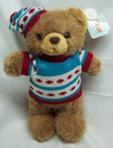 VINTAGE RUSS Bear of the Month JANUARY TEDDY BEAR 10&quot; Plush STUFFED ANIM... - $24.74