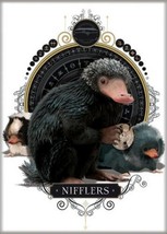 Fantastic Beasts The Crimes of Grindelwald Nifflers on White Magnet Harry Potter - $3.99