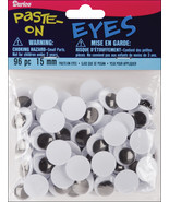 Paste On Wiggle Eyes 15 mm Black - $23.38 CAD