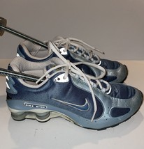 Nike Shox Running Training Shoes Blue Size 5.5Y - £19.61 GBP