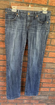 AG Adriano Goldschmied Casablanca Blue Jeans 28 Medium Wash Stretch Demin Straig - £14.65 GBP