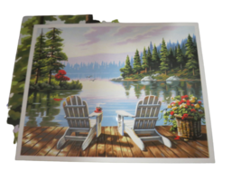 Dimensions Paint Works Paint By Number Kit 20&quot;X 16&quot; Lakeside Morning 73-91729 - £23.71 GBP