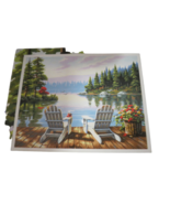 Dimensions Paint Works Paint By Number Kit 20&quot;X 16&quot; Lakeside Morning 73-... - $29.70