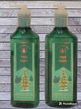 2 Bath &amp; Body Works Cleansing Gel Hand Soap TREE FARM 8oz Each Brand New - £11.87 GBP