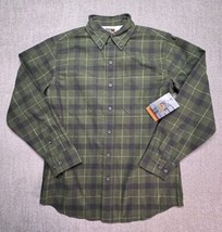 Medium RIDGECUT TOUGHWEAR Green Plaid Long Sleeve Heavy Flannel NWT - $22.99