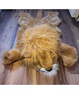 PJ Toys Plush Lion Rug 44&quot; x 22&quot; Faux Animal Skin Play Mat Nursery Safar... - €34,22 EUR