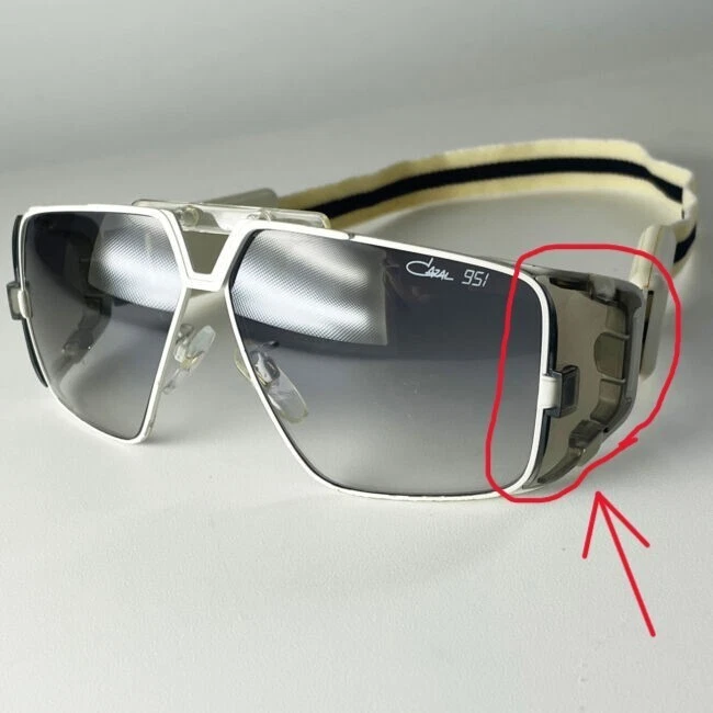 Cazal 951 955 Sunglasses Side Shield Legends 302  Grey New - $1,504.99 MXN