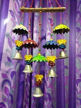  Handmade Decorations Beautifully Crafted Ganesha Wall Hanging /Wind Chi... - £11.98 GBP
