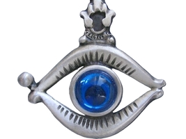 Evil eye protection keychain charm from Israel kabbalah amulet - £8.37 GBP