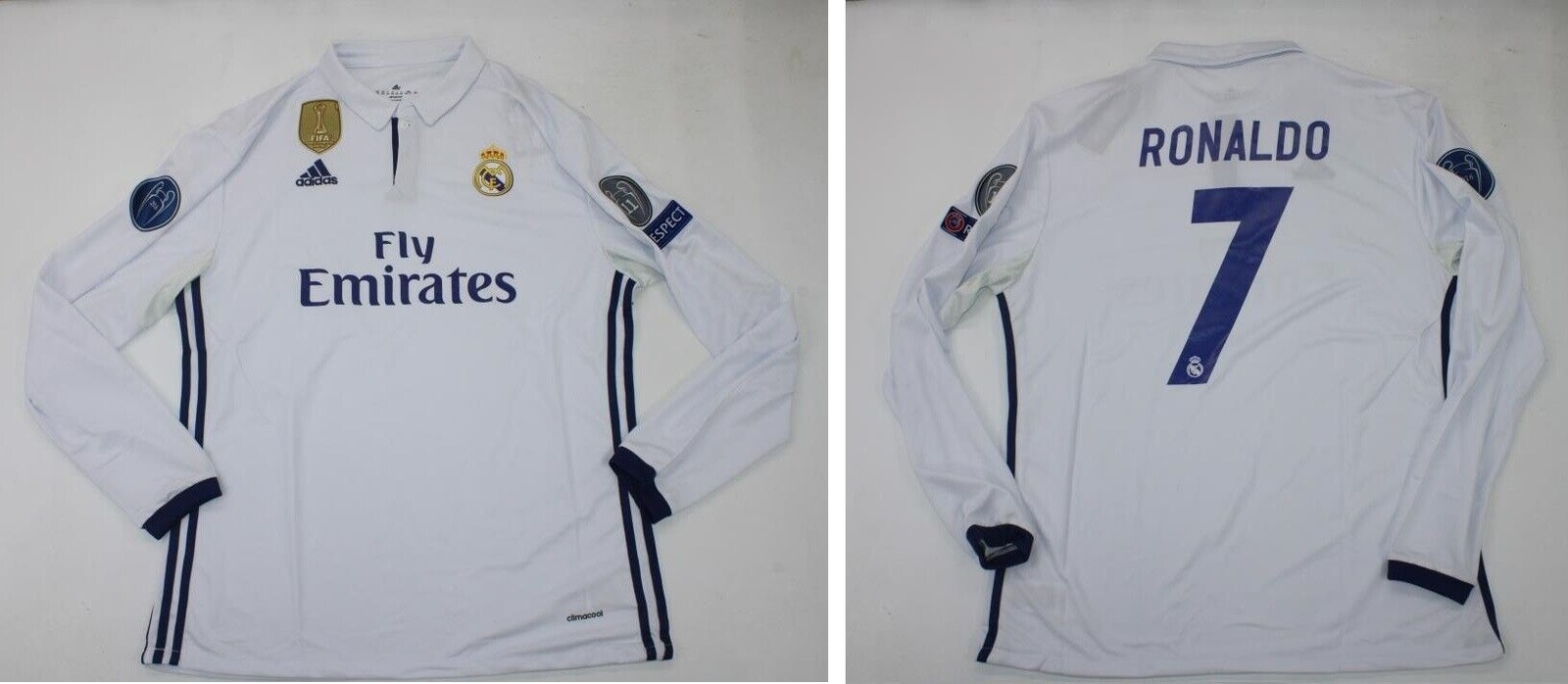 real madrid jersey 2016 2017 shirt cristiano ronaldo home long sleeve