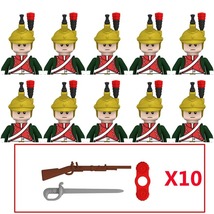 10PCS Military Figures Napoleonic Series Building Blocks Weapons BricksN008 - £25.91 GBP