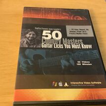 TrueFire 50 Country Masters Guitar Licks Interactive Video Software DVD - $27.99