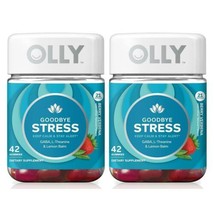 Olly Goodbye Stress Gummies Supplements Lemon Balm 42ct Each Exp 12/22 Lot of 2 - £24.66 GBP