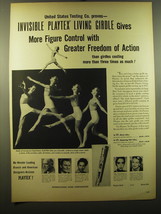 1950 Playtex Girdles Ad - Anthony Blotta, Pierre Balmain, Adele Simpson - $18.49