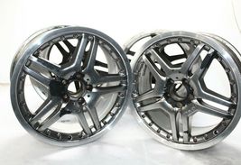 2005-2006 MERCEDES S65 CL65 OEM 2 PIECE AMG 19" STAGGERED WHEEL RIM SET P8927 image 11