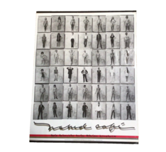 Vtg 1985 Photographic Art Poster Naked Cafe Nude Studies Jay Daniel Mill... - £114.97 GBP