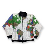 VTG 80s Marguerite Rubel Kuckenbecker Koats Globe Map Jacket Pop Art All... - £58.39 GBP