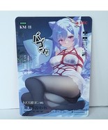 Keqing Ribbon Premium Waifu Card Anime Girl Wall Art Oversized Board A5 - $428.96 MXN