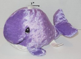 1999 Precious Moments Tender Tails 6&quot; Whale Purple Stuffed Plush toy 576999 - £11.49 GBP