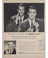 1955 Print Ad Kent Cigarettes with Micronite Filters Asbestos Tainted Ma... - £21.92 GBP