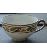 Nice Vintage Hand Painted Nippon Teacup, Gold Overlay, VG COND - $8.90