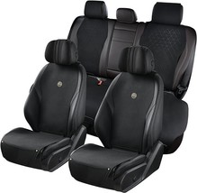 Coverado Suede Leather Seat Covers with Head Pillow - £55.92 GBP