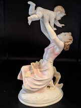 Large 1950s German Hutschenreuther Porcelain Figurine Mothers Darling Ma... - £316.03 GBP