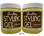 2x Queen Helene Hair Styling Gel Super Hold 9 Alcohol-Free 16 Oz New Old... - $39.58