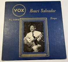 Henri Salvador Sings Vinyl Album 33 1/3 Microgroove 1950 LP VTG VOX PL3090 - £7.82 GBP