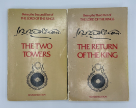 J.R.R. Tolkien Lord of the Rings 1965 2nd Revised Edition Book 2 &amp; 3 ROTK TT - £18.25 GBP
