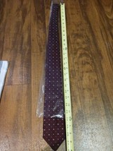 Men&#39;s Tie . Sears Fashion collection burgundy - $188.64 MXN