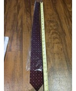 Men&#39;s Tie . Sears Fashion collection burgundy - $188.64 MXN