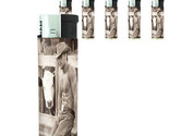Hot Male Cowboys D9 Lighters Set of 5 Electronic Refillable Butane  - $15.79