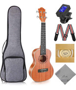 Ranch Concert Ukulele 23 inch Professional Wooden Ukelele Kit, UK-26 - $1,577.27 MXN