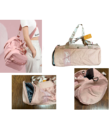 new Women&#39;s WORKOUT DUFFEL BAG Gym Sport Dance Sack Shoe Compartment Ash... - €21,07 EUR