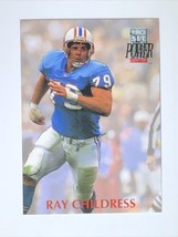 Ray Childress Houston Oilers 1992 Pro Set Power #79 NFL Football Card - £0.93 GBP