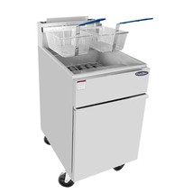 Cook Rite ATFS-75  75 LB Capacity 5 Tube Gas Deep Fryer 21.1&quot; Wide LP Prop. Gas  - $1,602.00