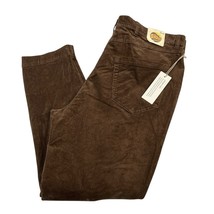 C &amp; C California Corduroy Pants Mens 40x30 Brown Vintage Wash Straight Leg - $47.93 CAD