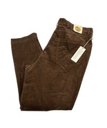 C &amp; C California Corduroy Pants Mens 40x30 Brown Vintage Wash Straight Leg - $48.24 CAD