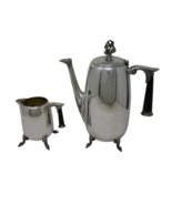LBNY Vintage Silver On Copper Tea Pot with Creamer - €33,80 EUR