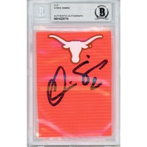 Chris Simms Auto Texas Longhorns Signed Football Pylon Beckett BGS Slab UT Horns - £60.87 GBP