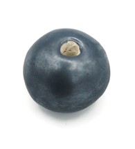 1Pc Extra Large Ceramic Macrame Beads Handmade Silver Black Clay Bead Large Hole - £4.81 GBP